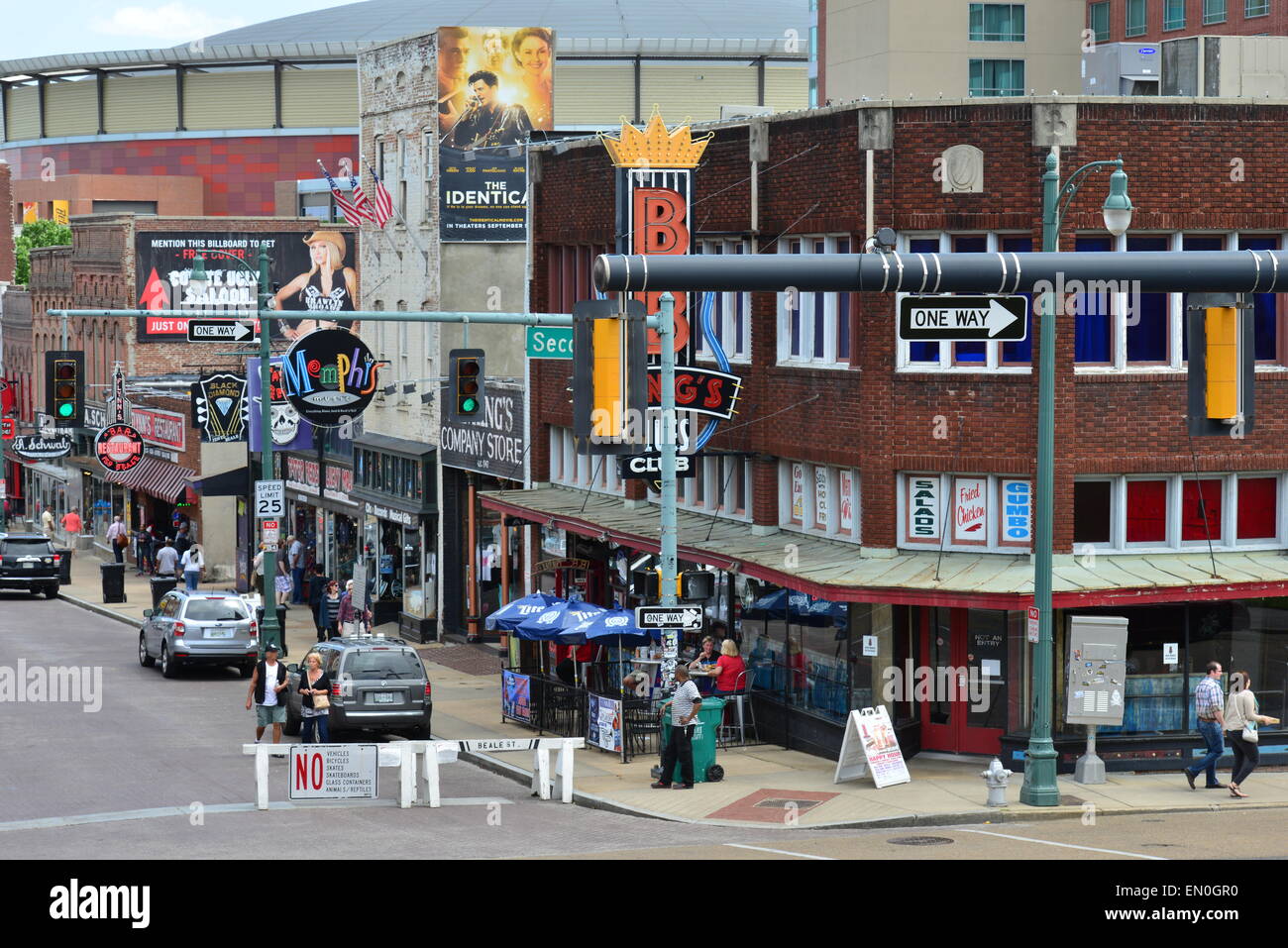 Beale Street in Memphis Tennessee Stock Photo Alamy