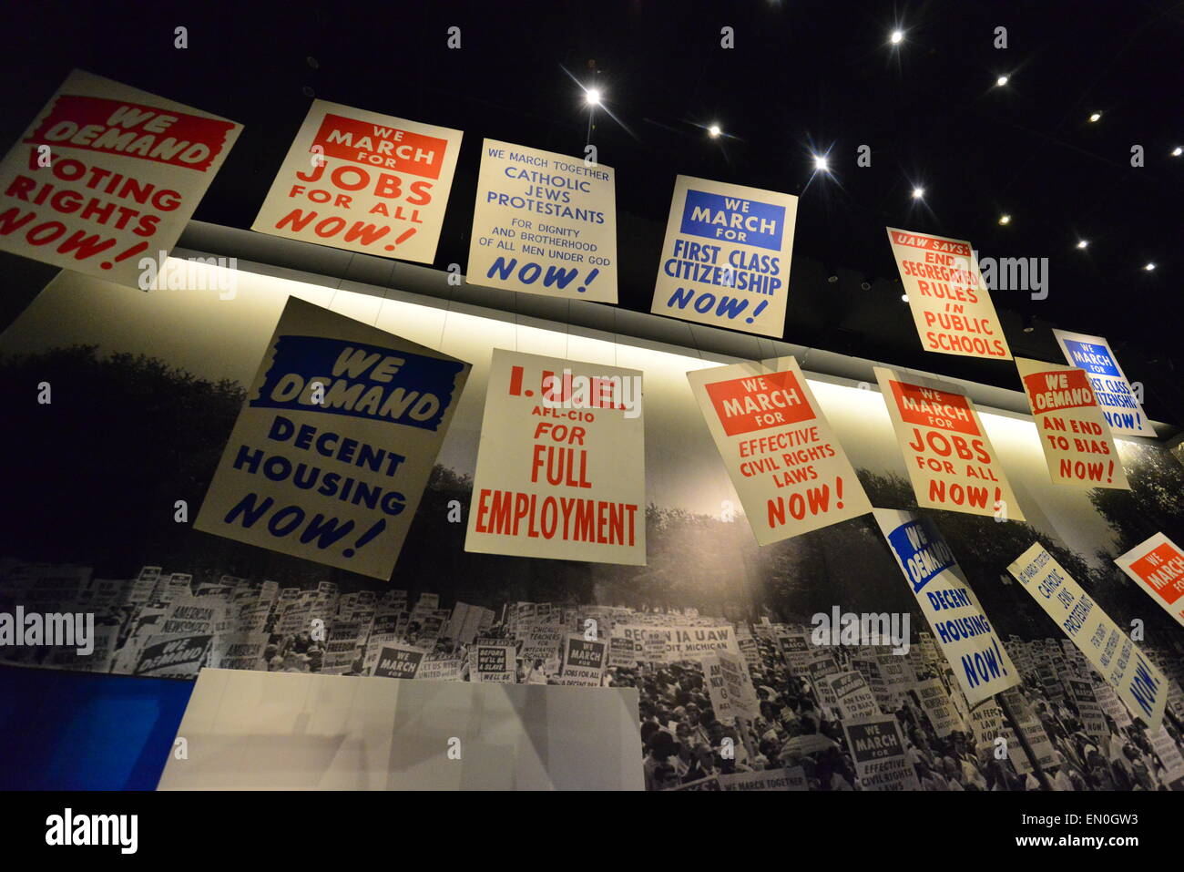 Civil Right's museum in Memphis, Tennessee Stock Photo