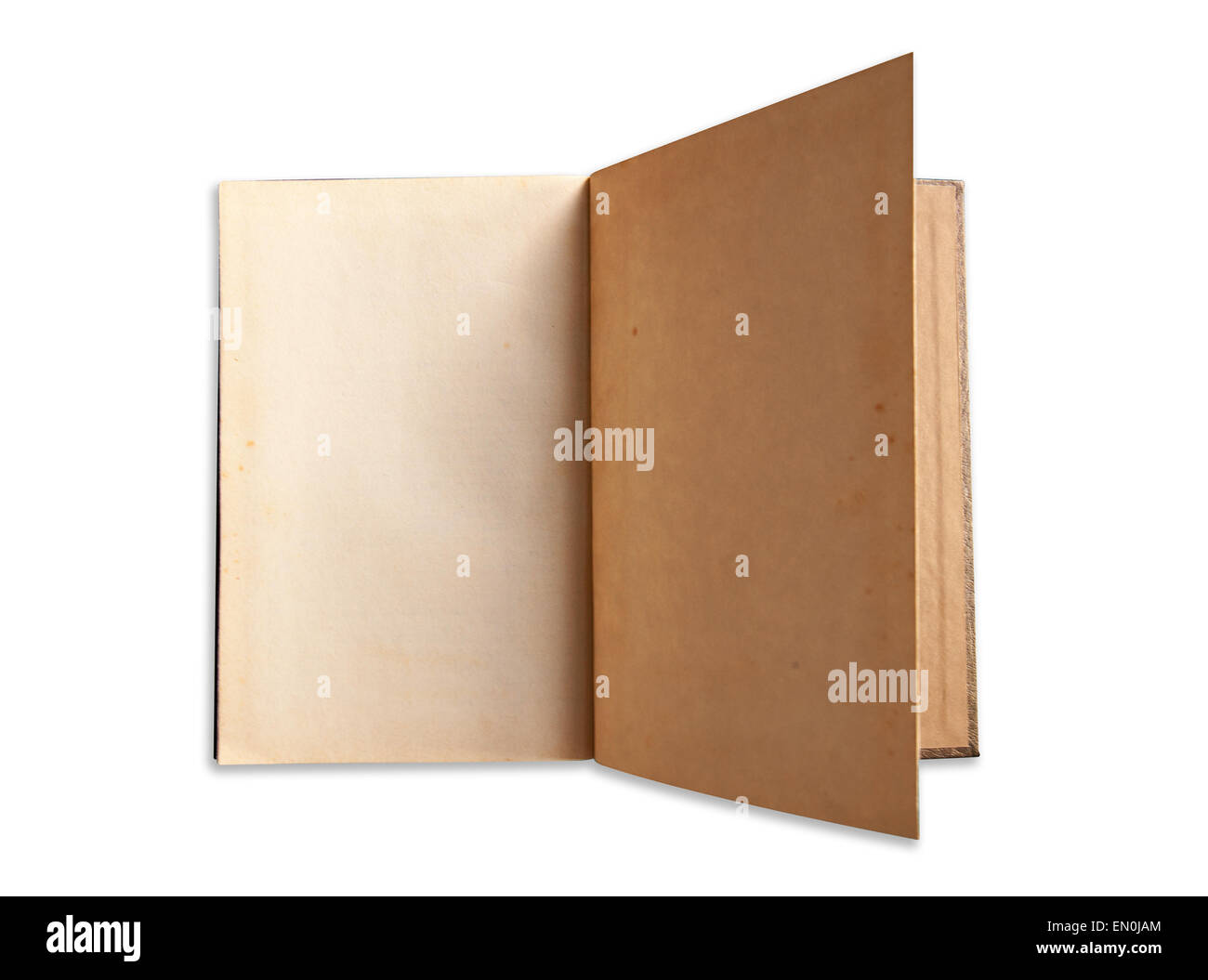 old book paper texture on isolate white background Stock Photo - Alamy
