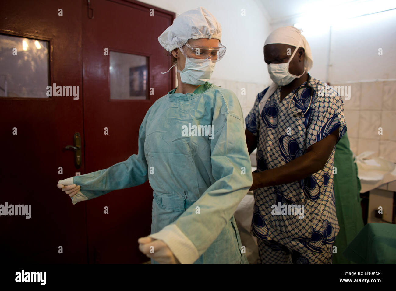 Male nurse helping patient emergency hi-res stock photography and ...
