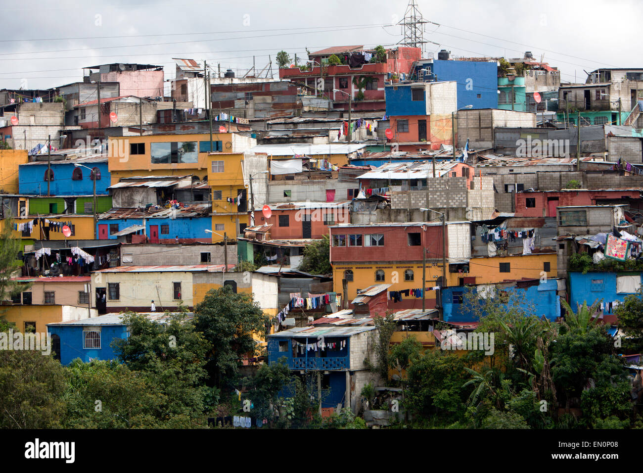 slum in Guatemala city Stock Photo - Alamy