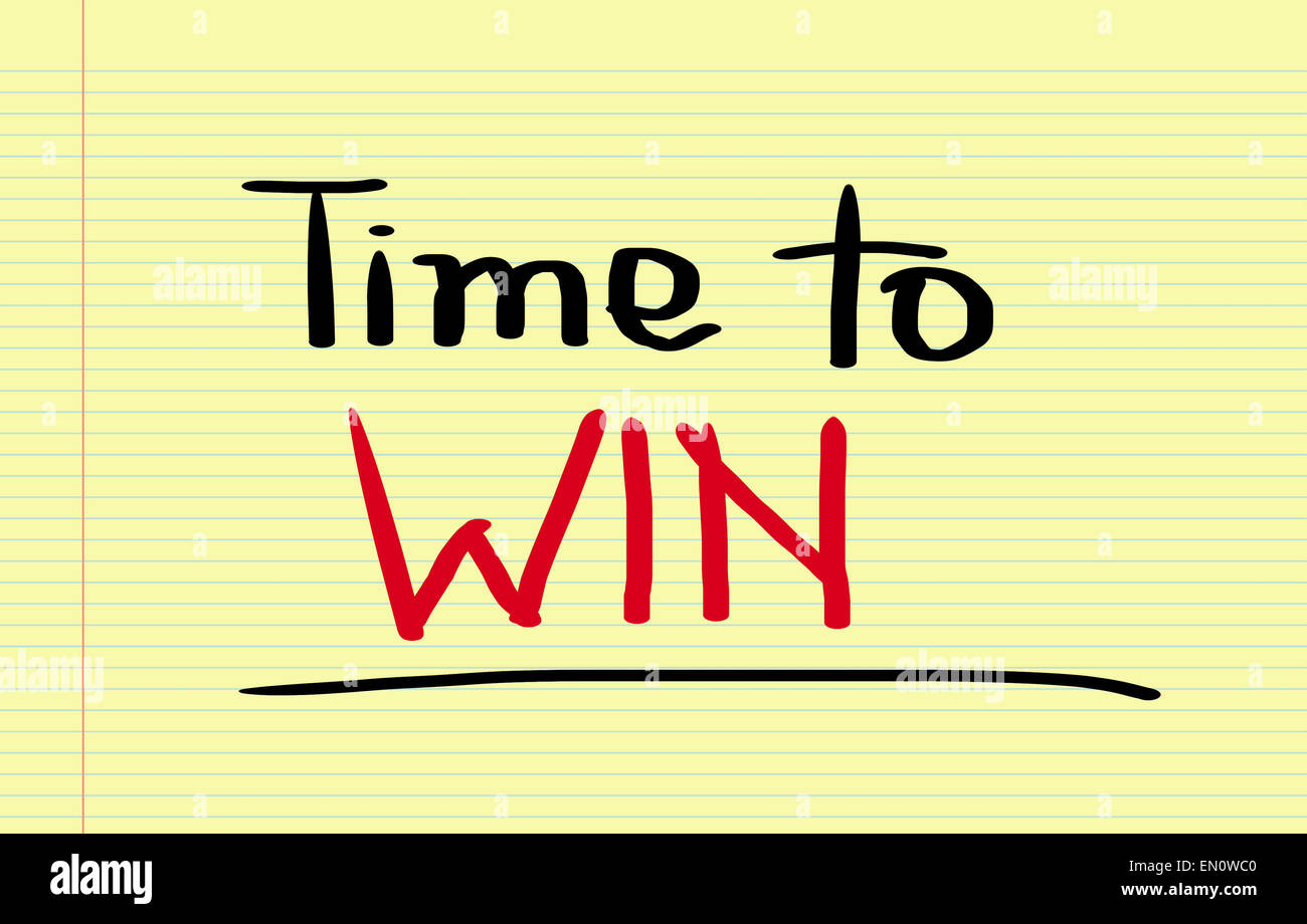 Time To Win Concept Stock Photo - Alamy