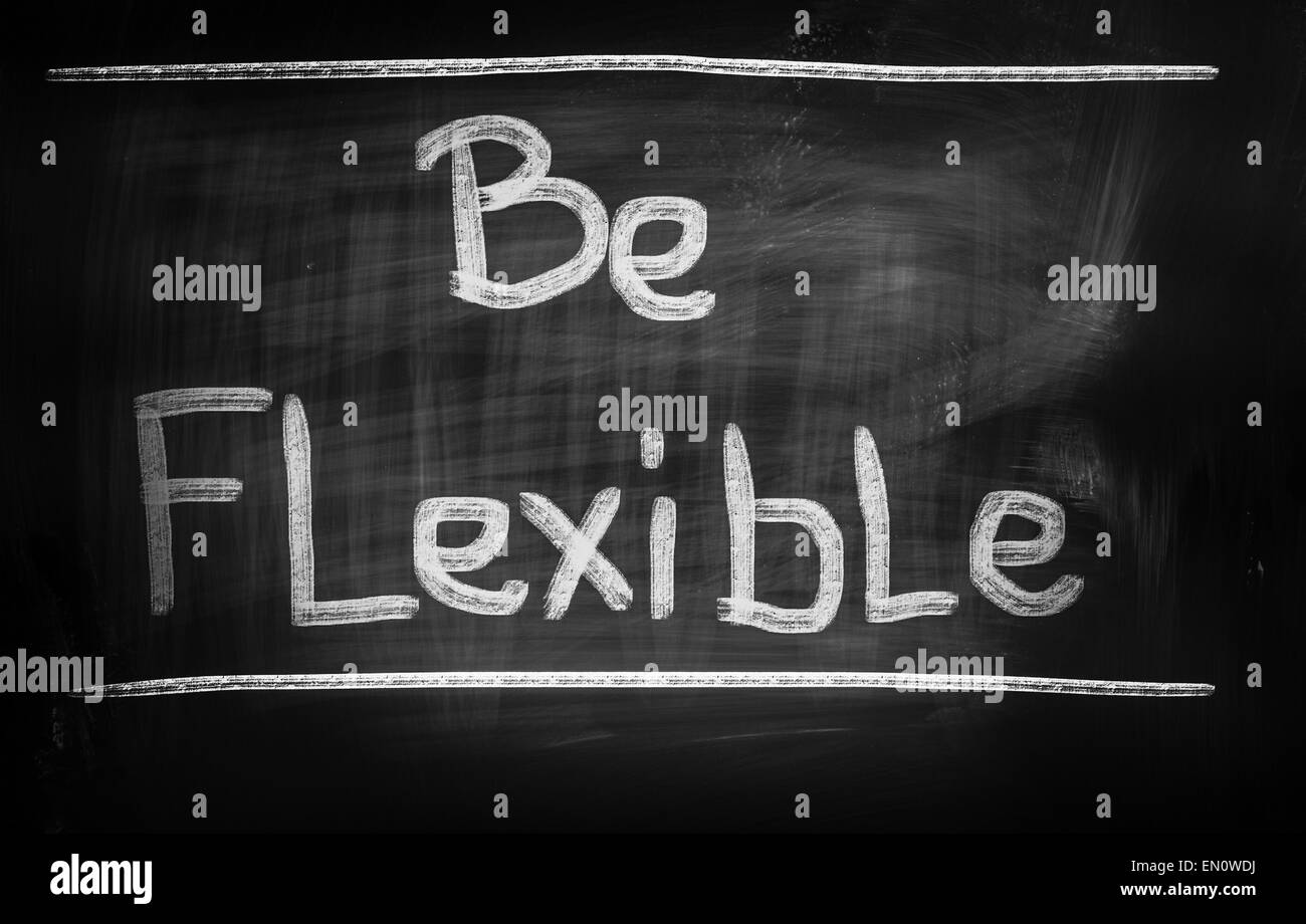 Be Flexible Concept Stock Photo Alamy