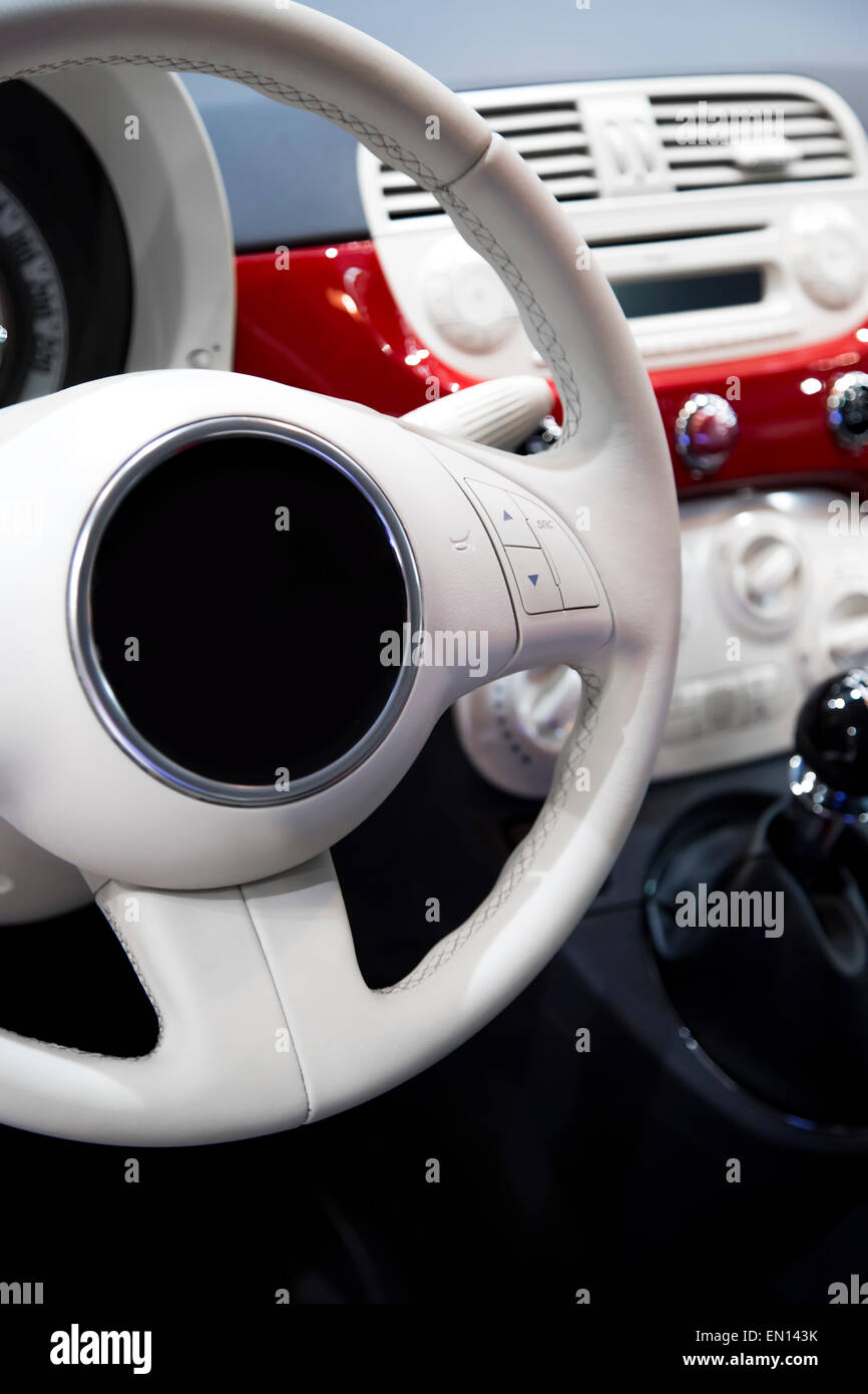 Detail of the car interior Stock Photo - Alamy