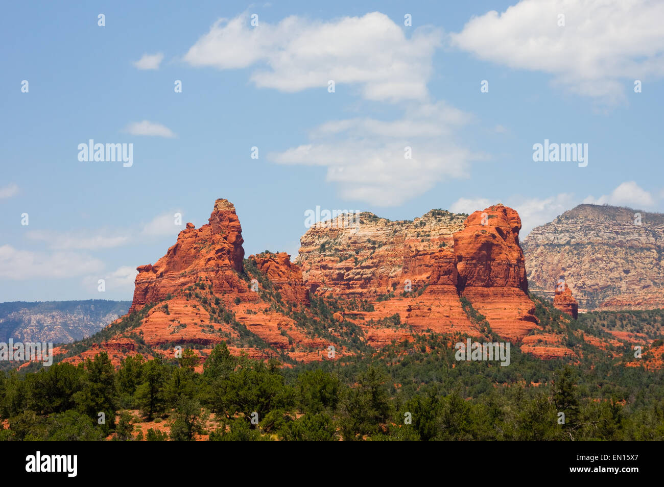 Rock formations in Sedona, Arizona Stock Photo Alamy