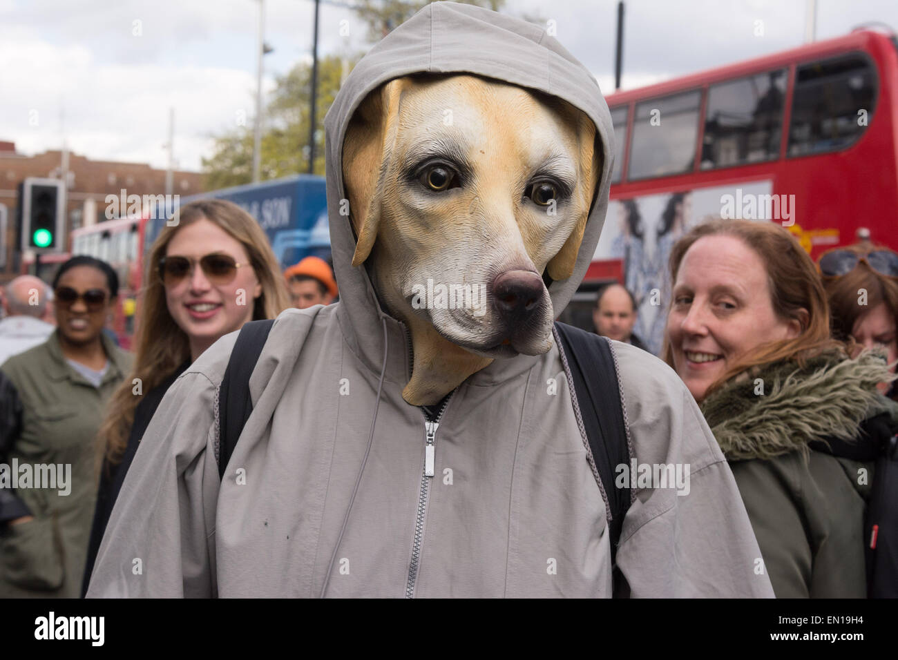 Man in dog mask hires stock photography and images Alamy