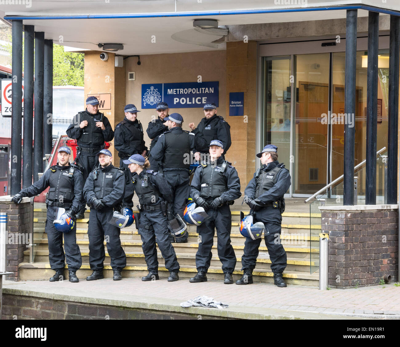 Brixton police hires stock photography and images Alamy