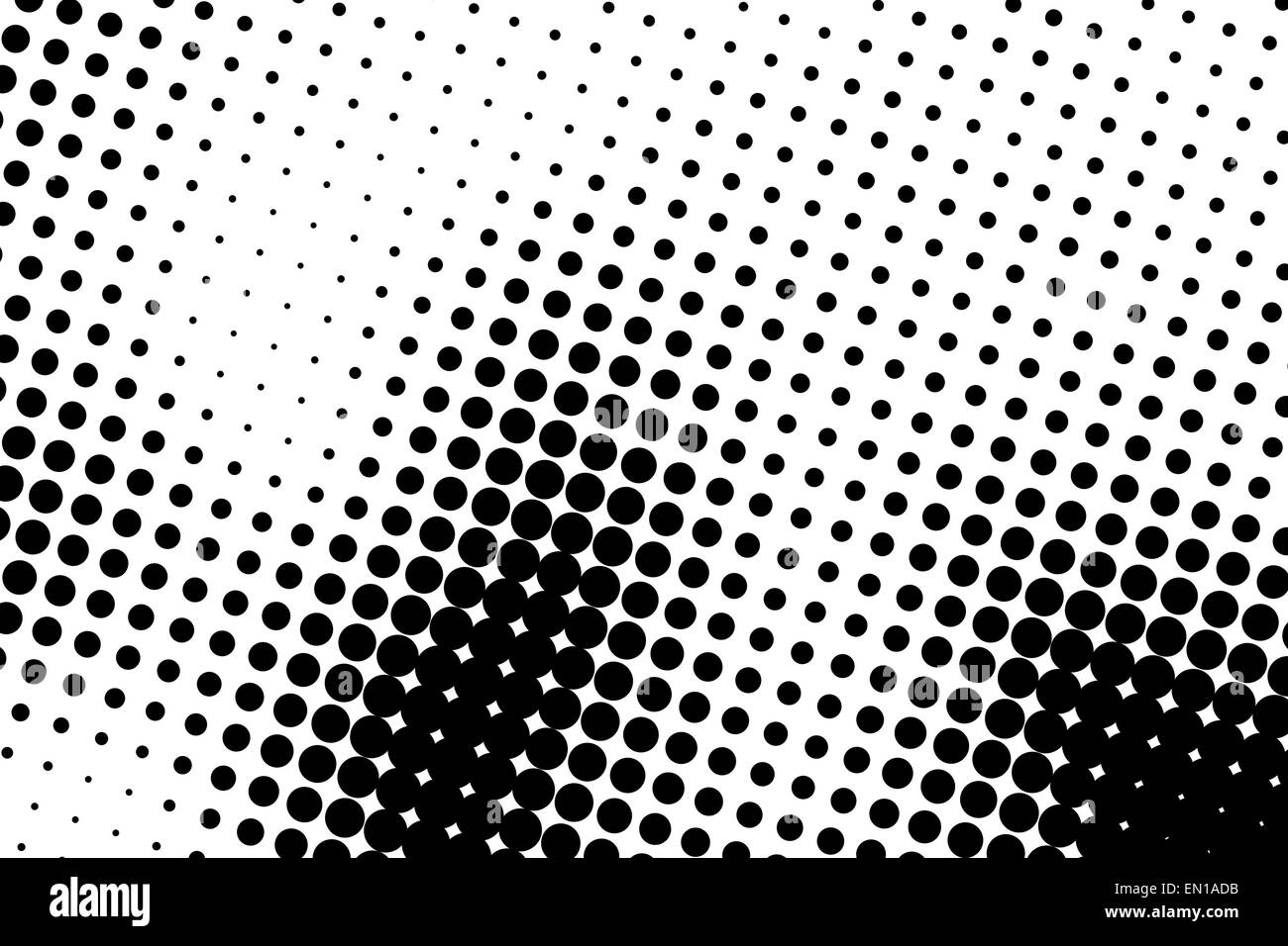 Halftone dots. Black and white dot background. Black dots on white  background Stock Photo - Alamy