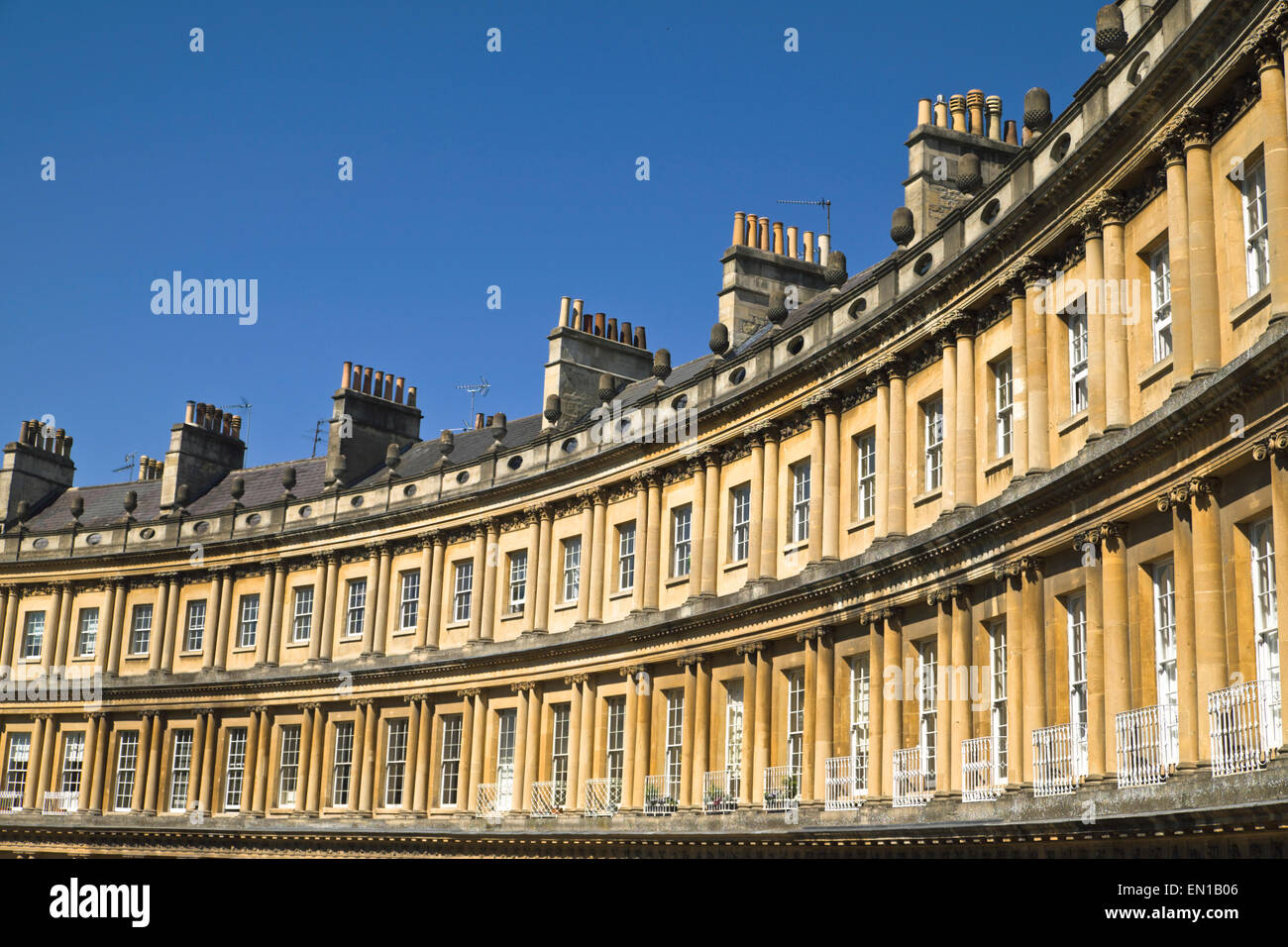 Bath Somerset England UK The Circus historic architecture