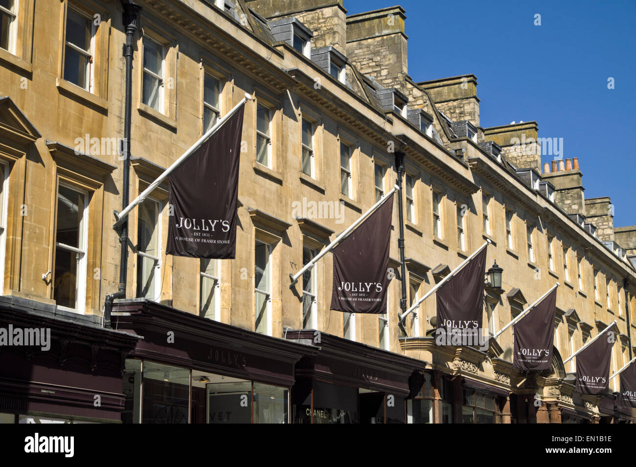 Bath Somerset England UK Jolly's Department store Milsom street Stock