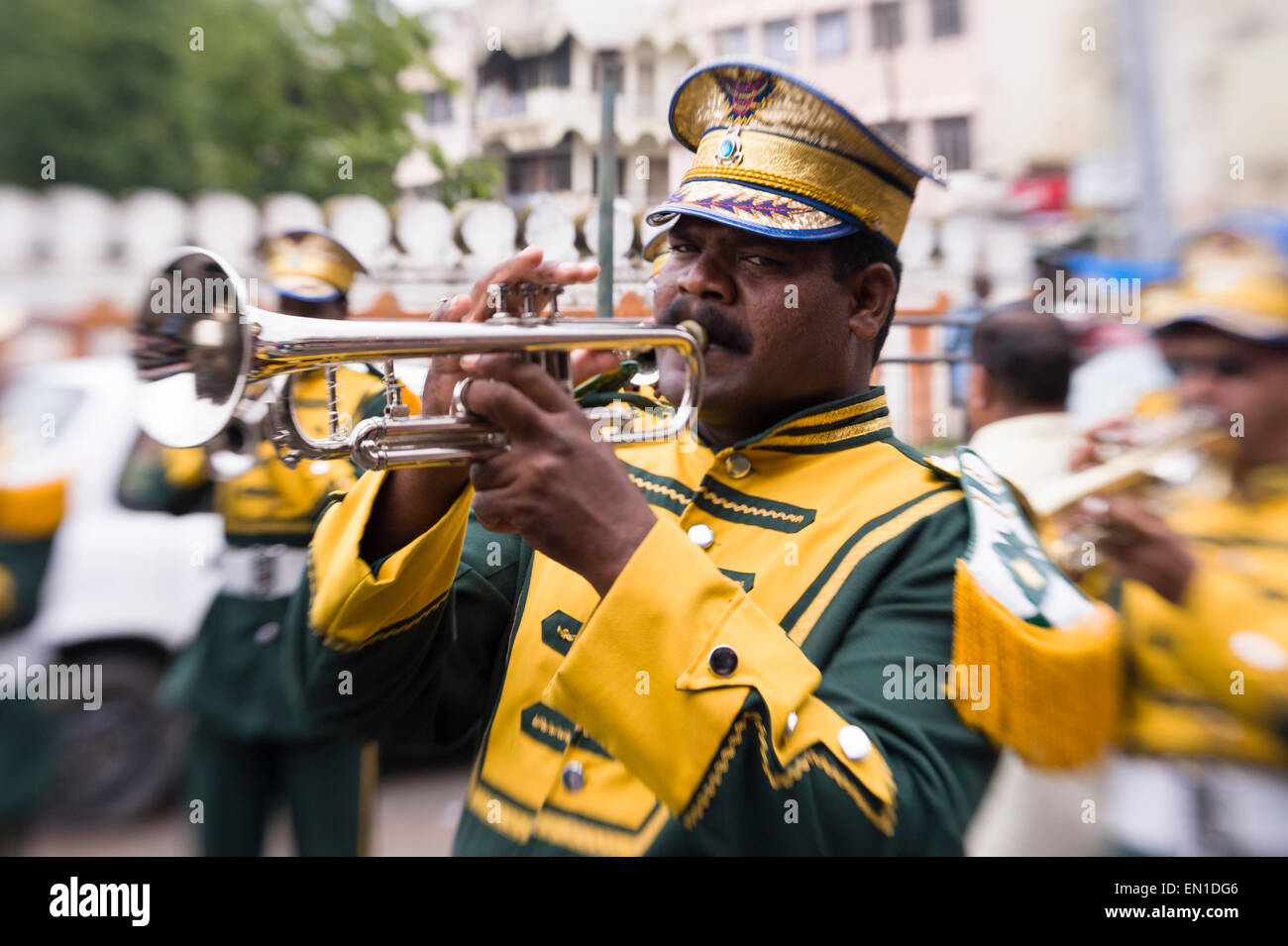 Brass band india hi-res stock photography and images - Alamy