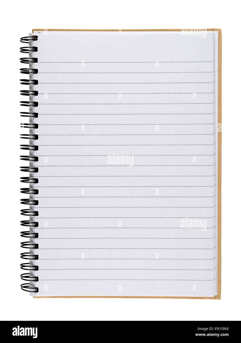 Notebook isolated on white background Stock Photo - Alamy