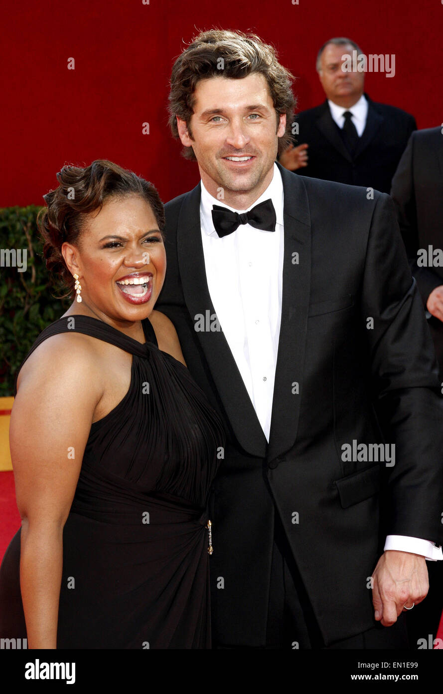 Chandra Wilson and Patrick Dempsey Stock Photo