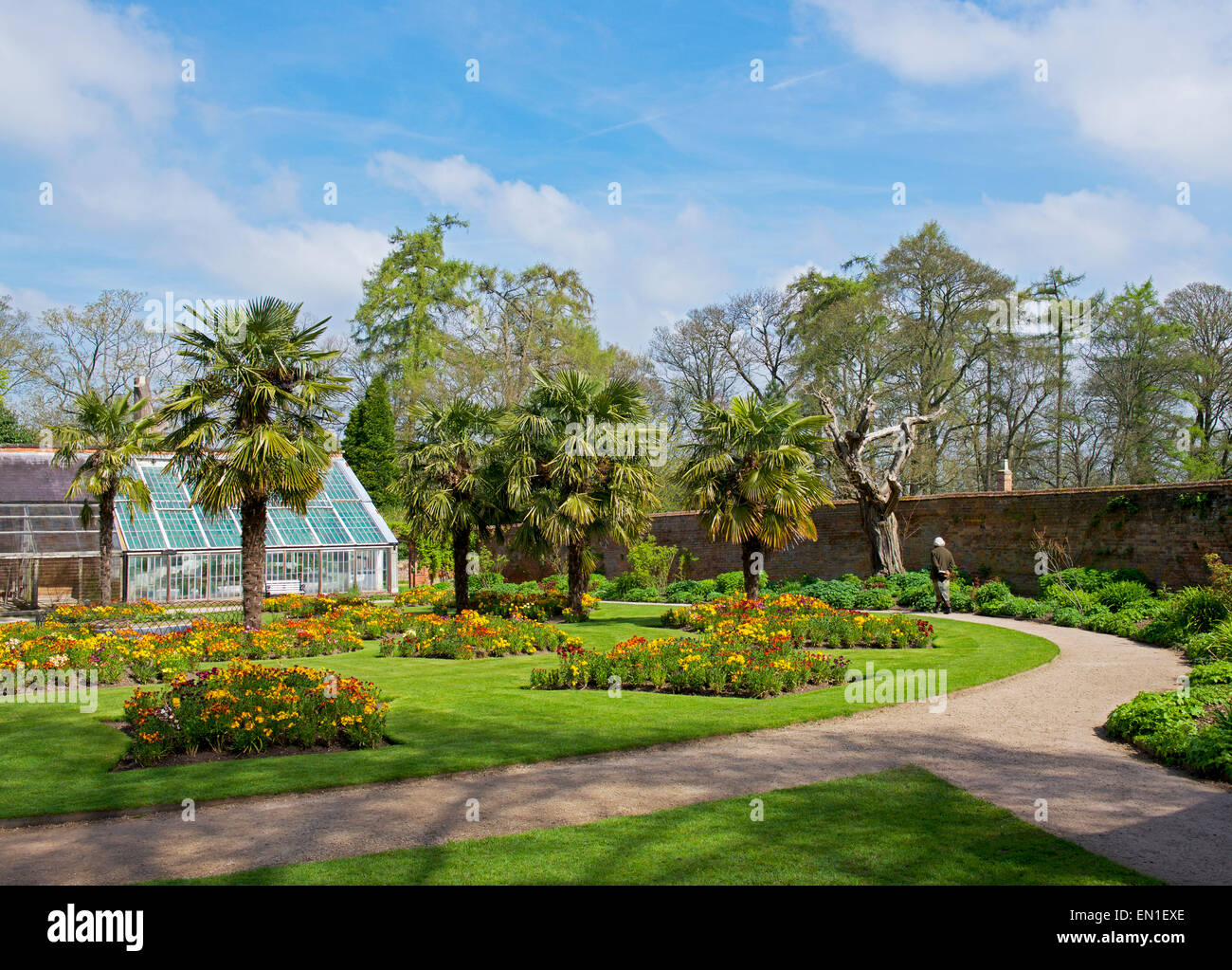 The gardens of Calke Abbey, a National Trust property, Calke ...