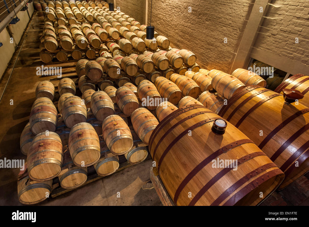 Wine barrels of the Groot Constantia wine estate in Cape Town South
