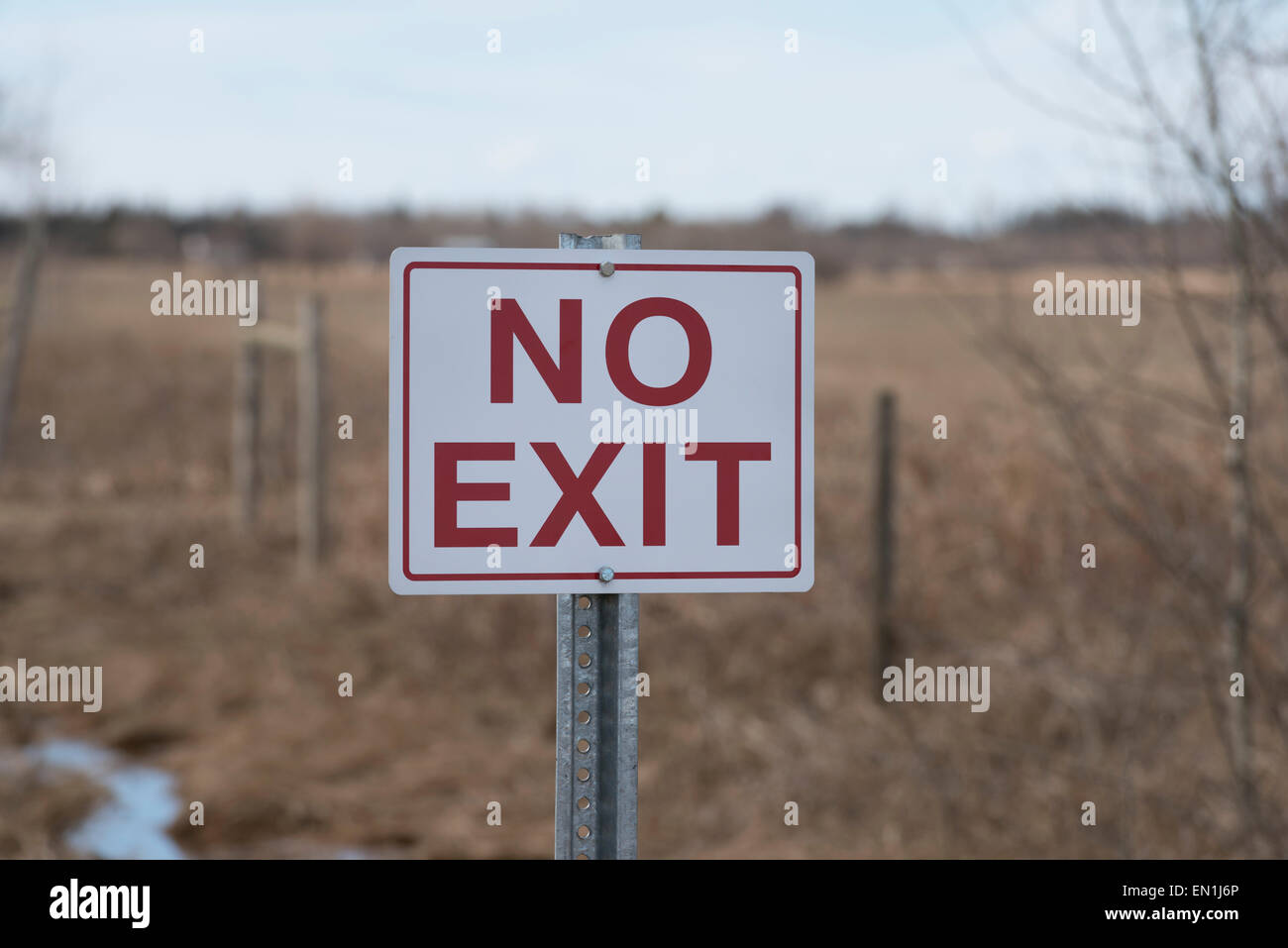 No Exit Stock Photo
