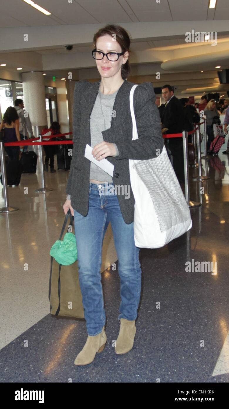 American Horror Story star, Sarah Paulson departs Los Angeles