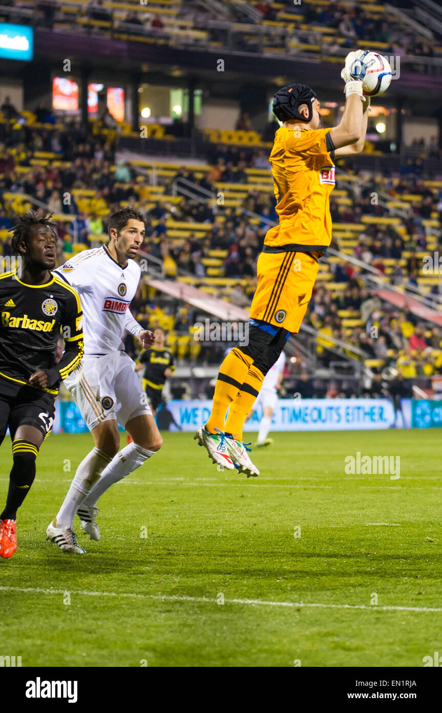 Philadelphia Union goalkeeper John McCarthy (55) catches the ball out