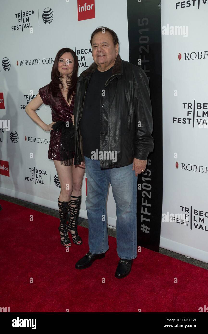 New York, NY, USA. 25th Apr, 2015. Dee Dee Benkie, Paul Sorvino at arrivals for Tribeca Film Festival's CLOSING NIGHT, 25th anniversary of GOODFELLAS, co-sponsored by Infor and Roberto Coin, The Beacon Theatre, New York, NY April 25, 2015. Credit:  Lev Radin/Everett Collection/Alamy Live News Stock Photo