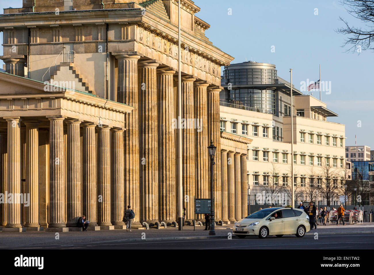 Brandenburger Tor, Brandenburg gate, US embassy, Berlin, Germany Stock ...