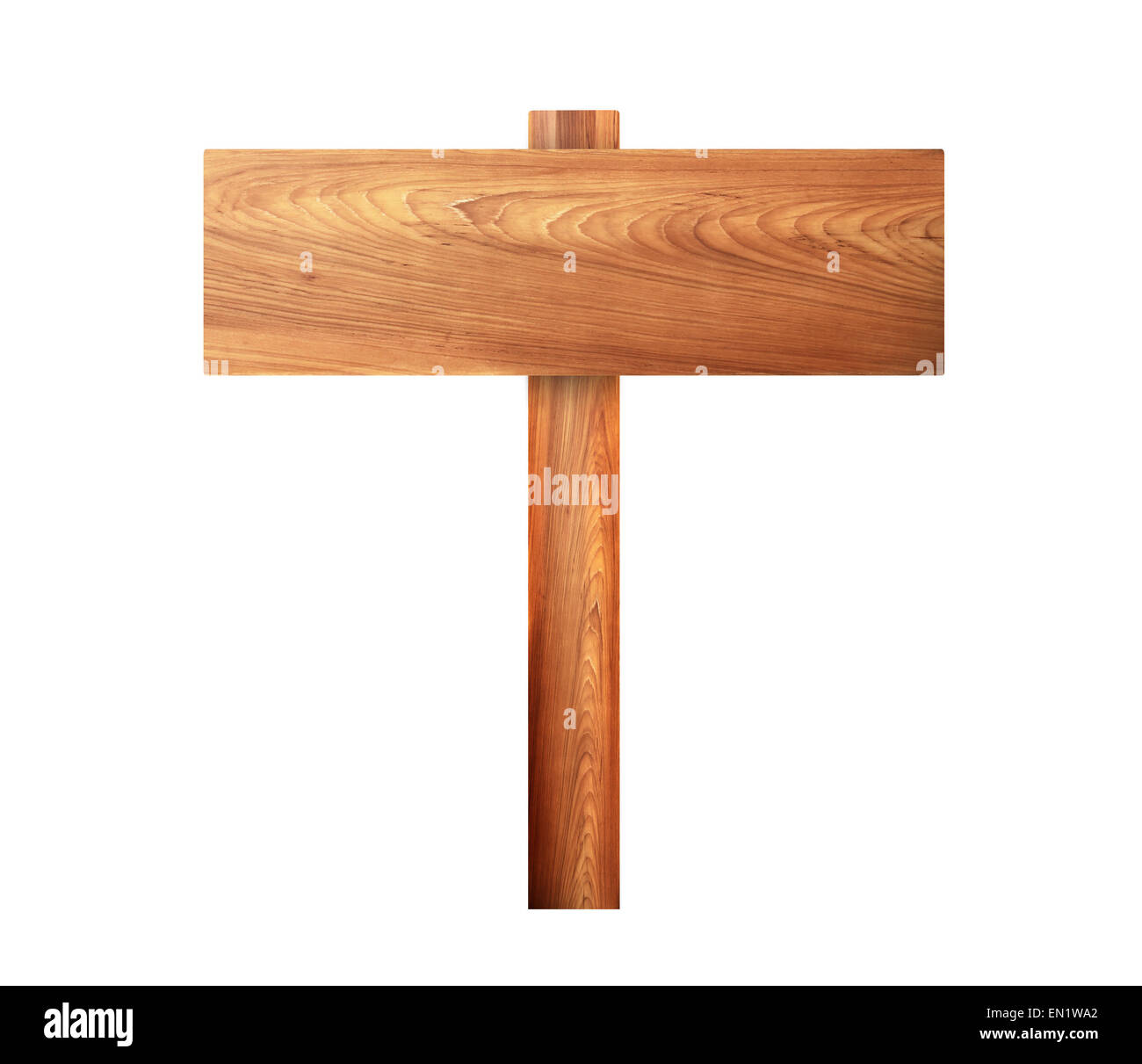 Old wooden billboard isolated on white background Stock Photo - Alamy