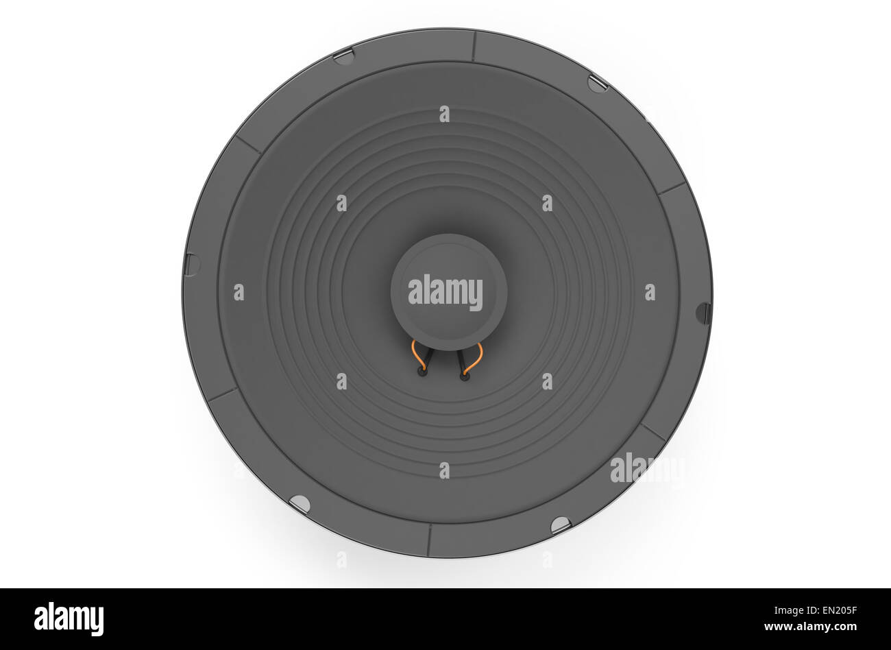 Sound speaker isolated on white background Stock Photo Alamy