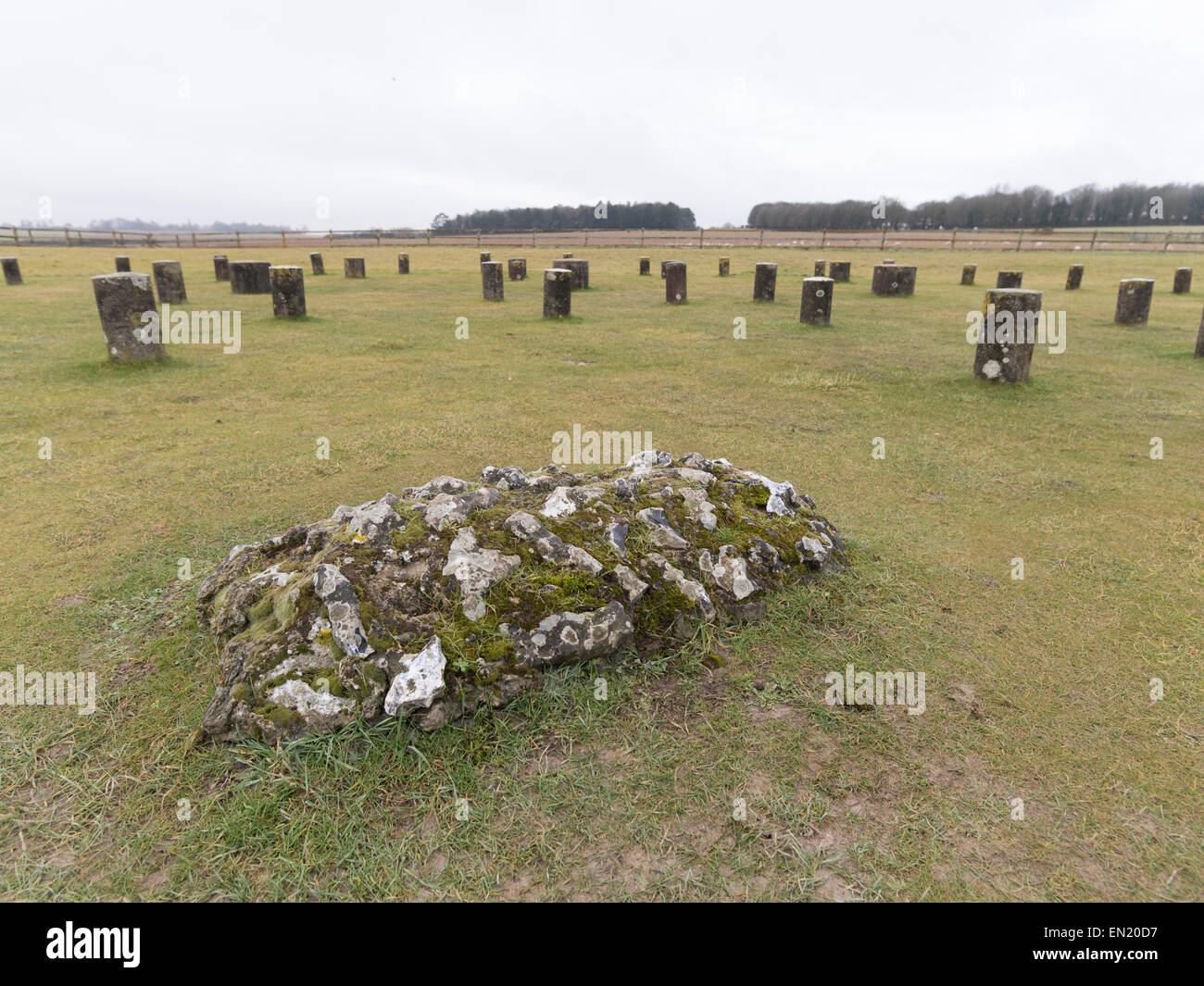 Woodhenge, Neolithic Class II henge and timber circle monument located