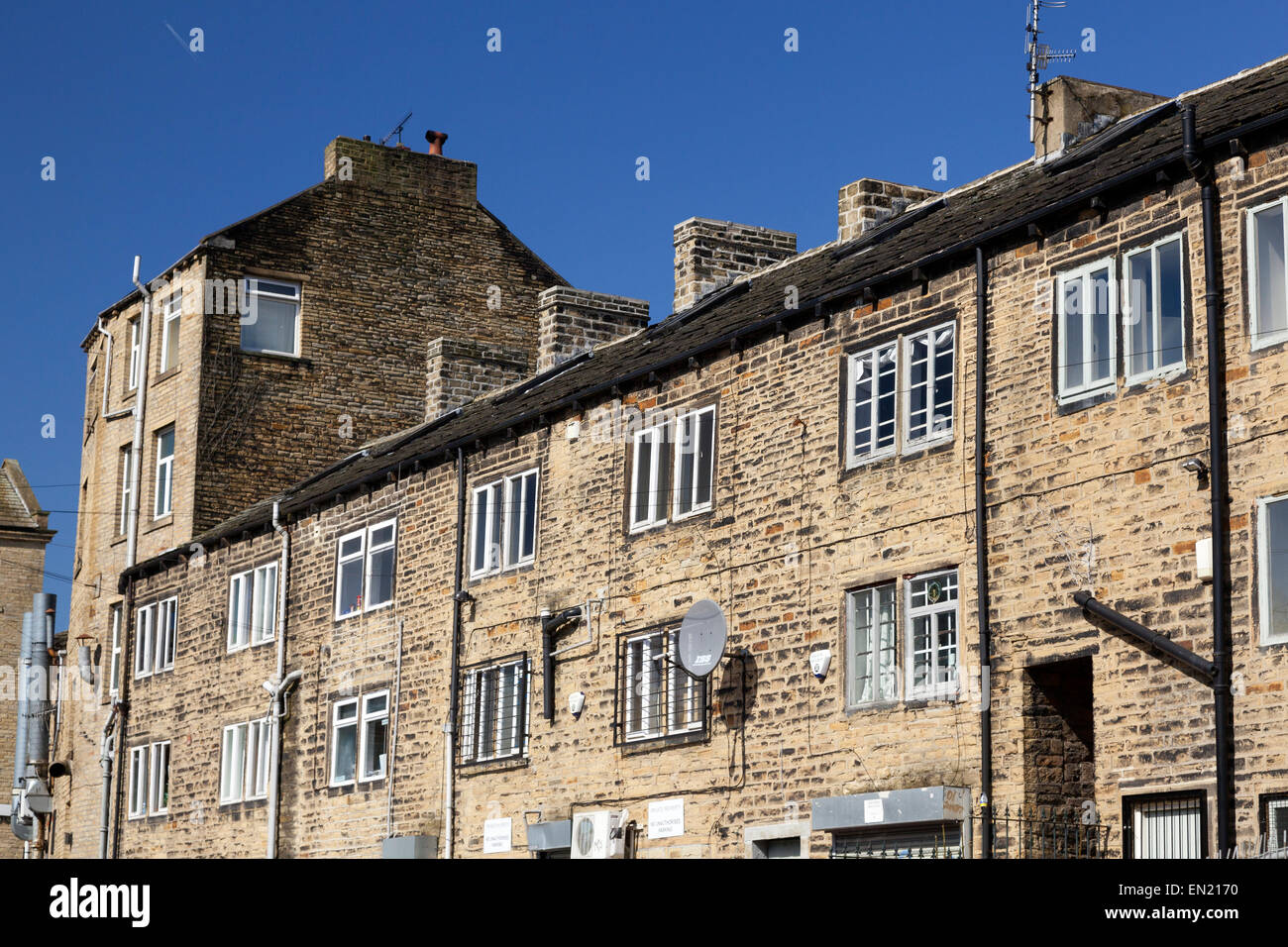 18th century buildings in Old Cawsey, Sowerby Bridge, West Yorkshire