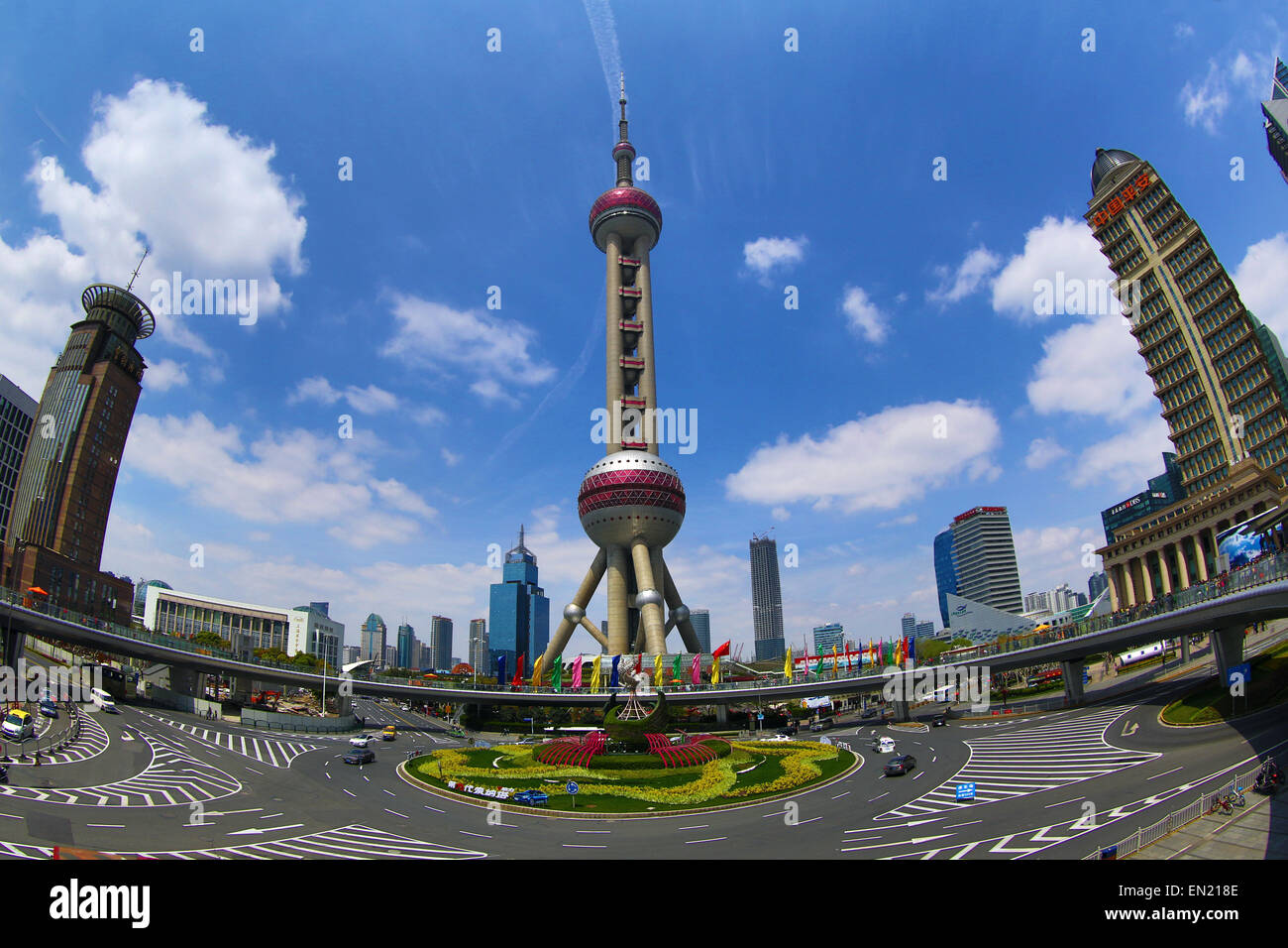 The Oriental Pearl TV Tower in Pudong, Shanghai, China Stock Photo Alamy The Oriental Pearl TV Tower in Pudong, Shanghai, China Stock Photo Alamy
