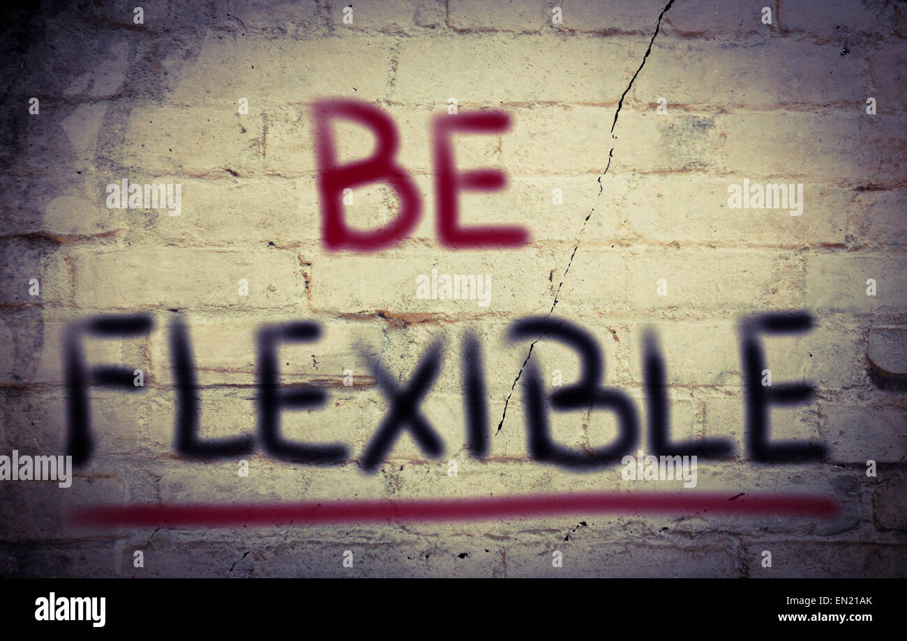 Be Flexible Concept Stock Photo