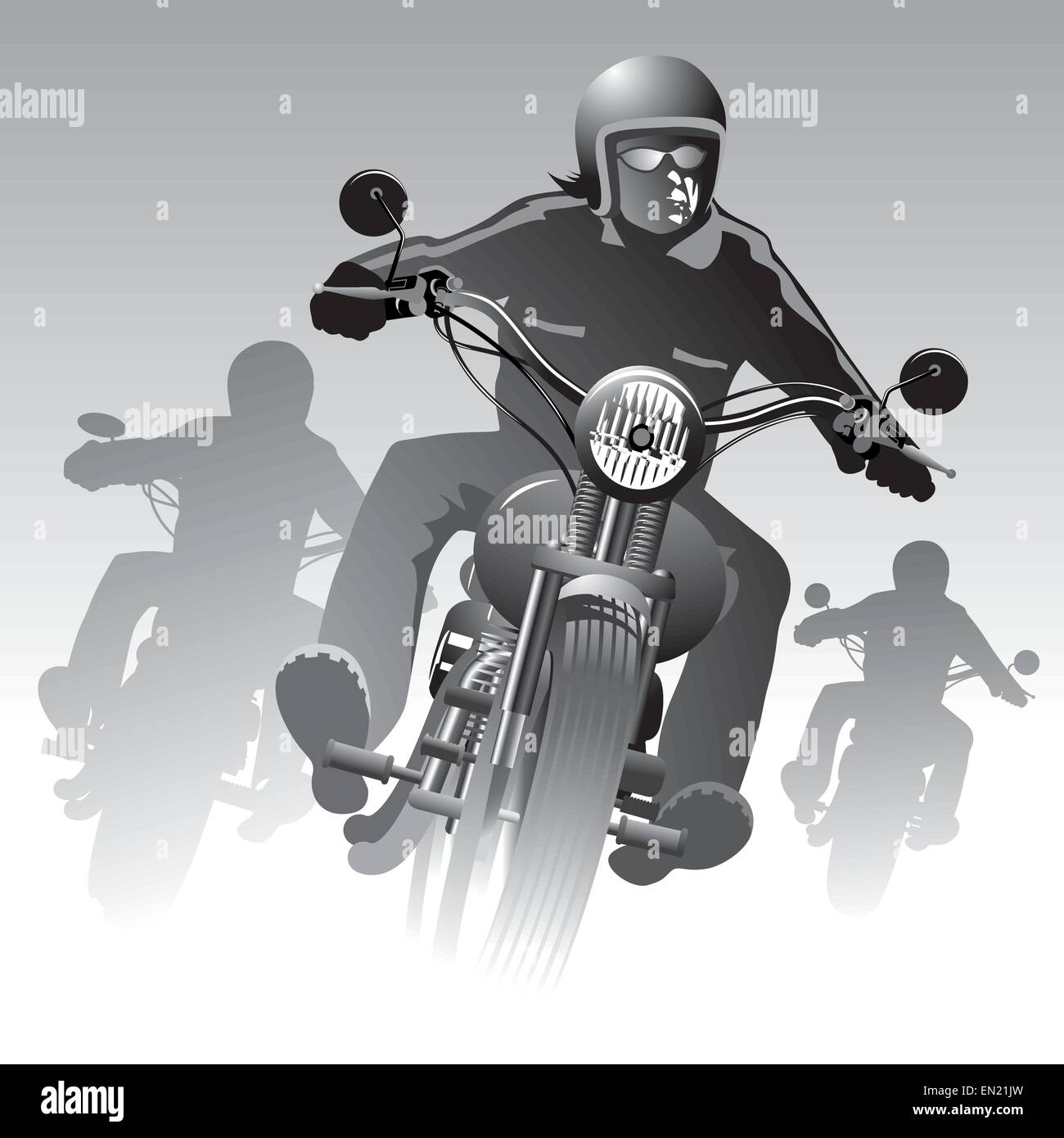 bikers on the road