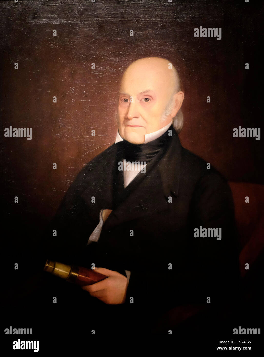 John Quincy Adams  1844  William Huchon Jr Stock Photo