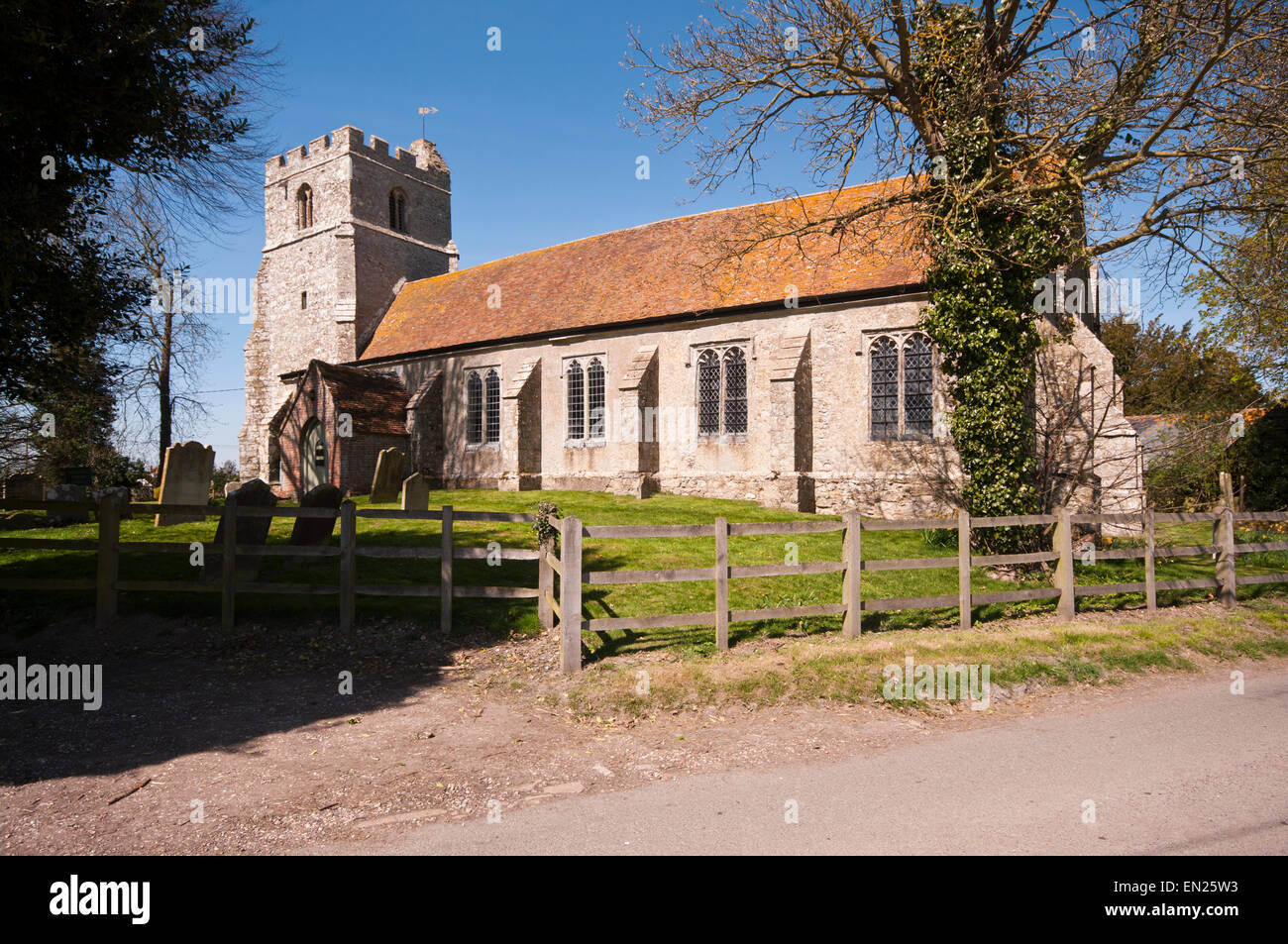 St Dunstans Church On The Romney Marsh at Snargate Kent England Stock Photo