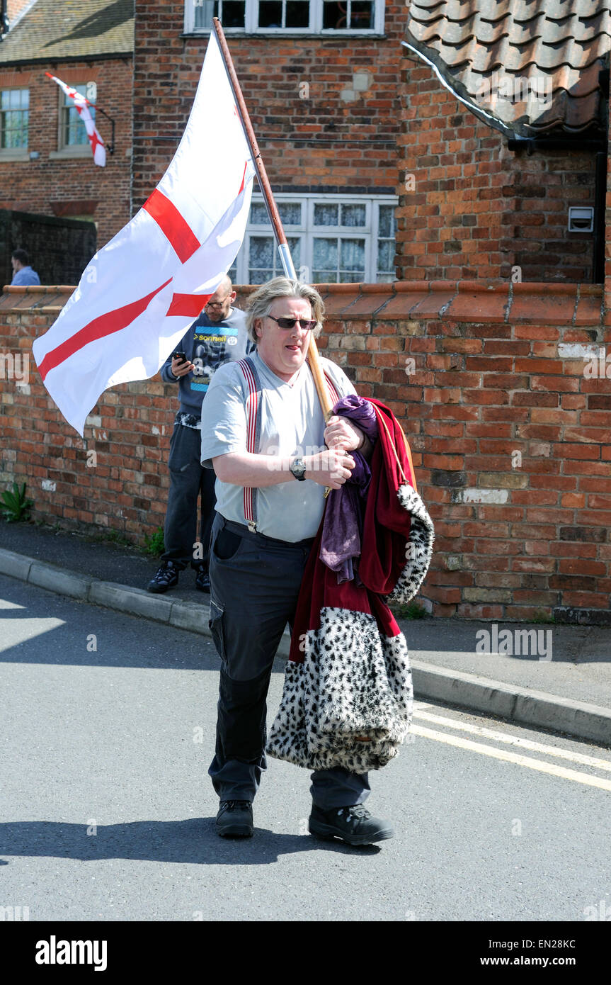 Ollerton,Nottinghamshire,UK 26th April 2015 .The annual St Day