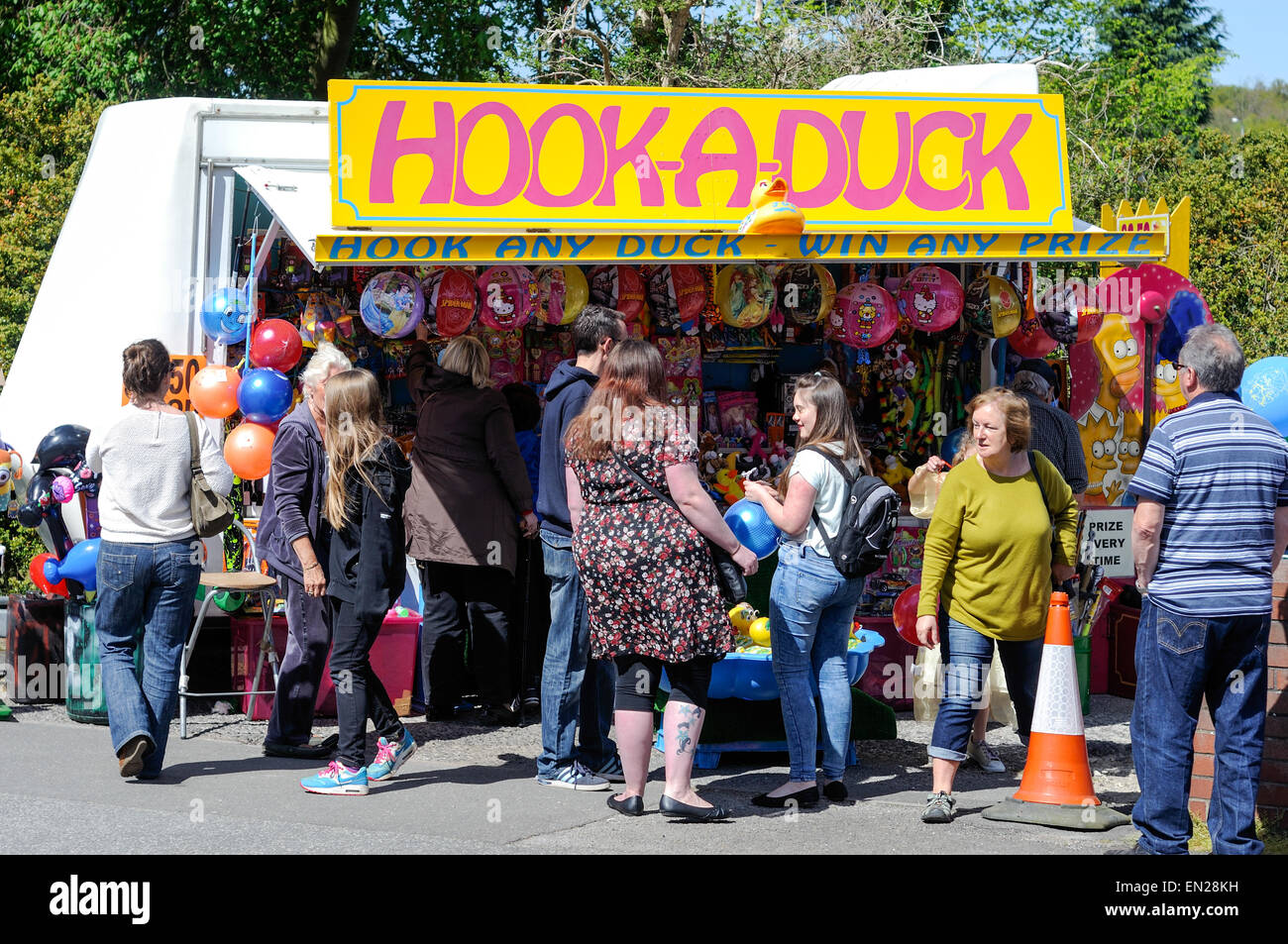 Ollerton,Nottinghamshire,UK 26th April 2015 .The annual St Day