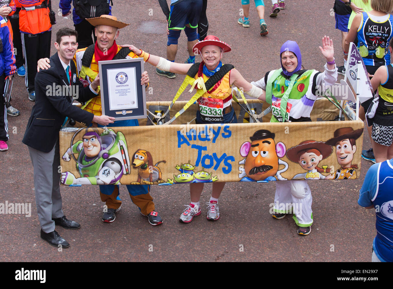 London, UK. 26 April 2015. Guinness World Records were achieved ...