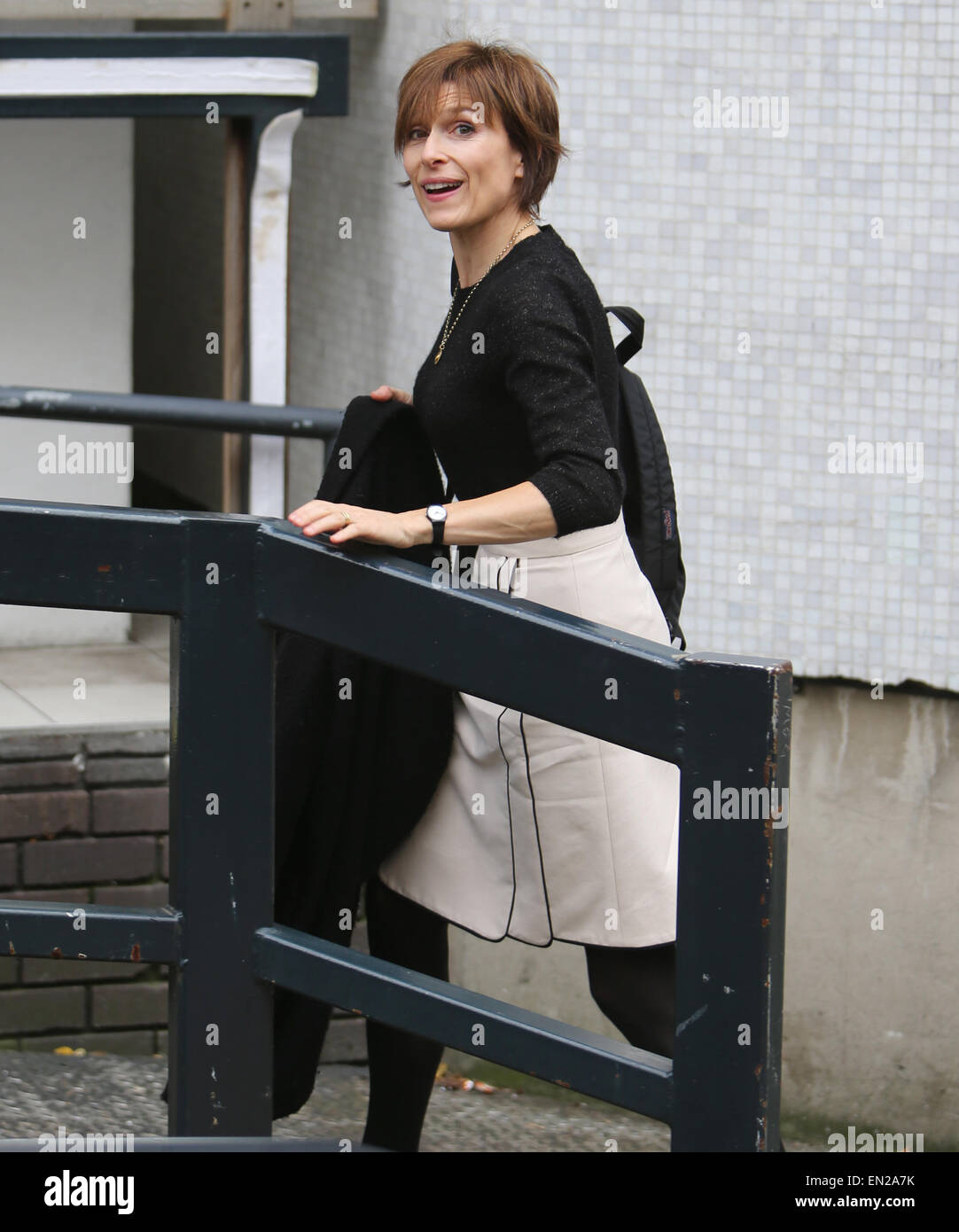 Amelia Bullmore outside ITV Studios  Featuring: Amelia Bullmore Where: London, United Kingdom When: 22 Oct 2014 Stock Photo