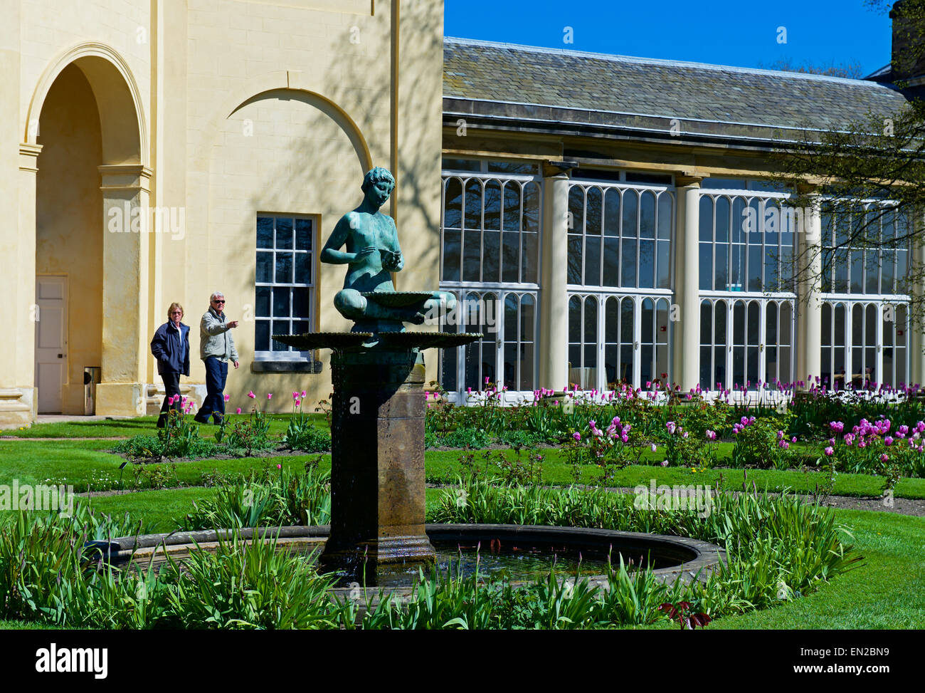 Gardens at Nostell Priory, a National Trust property near Wakefield
