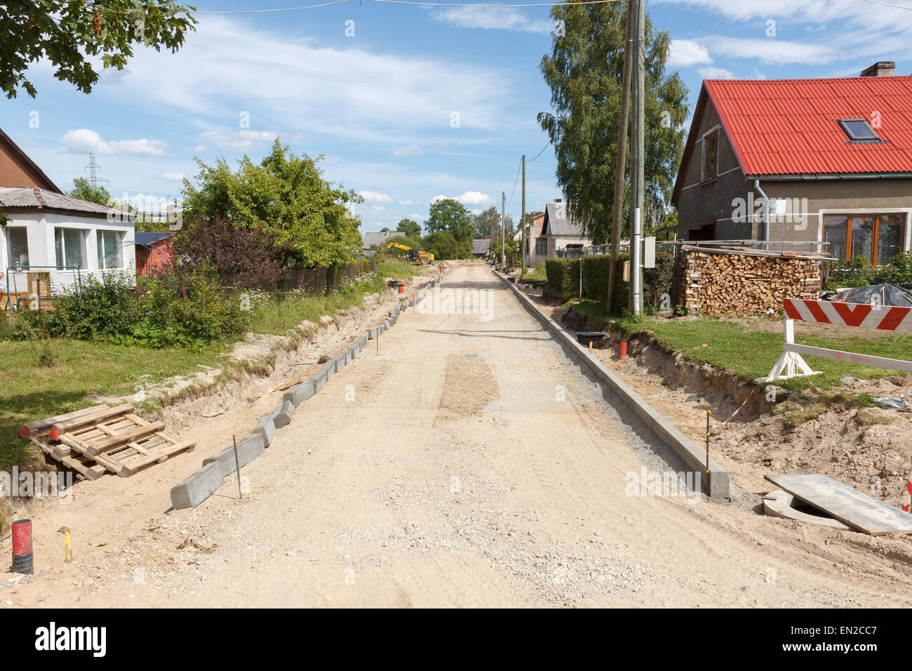Road work site hires stock photography and images Alamy