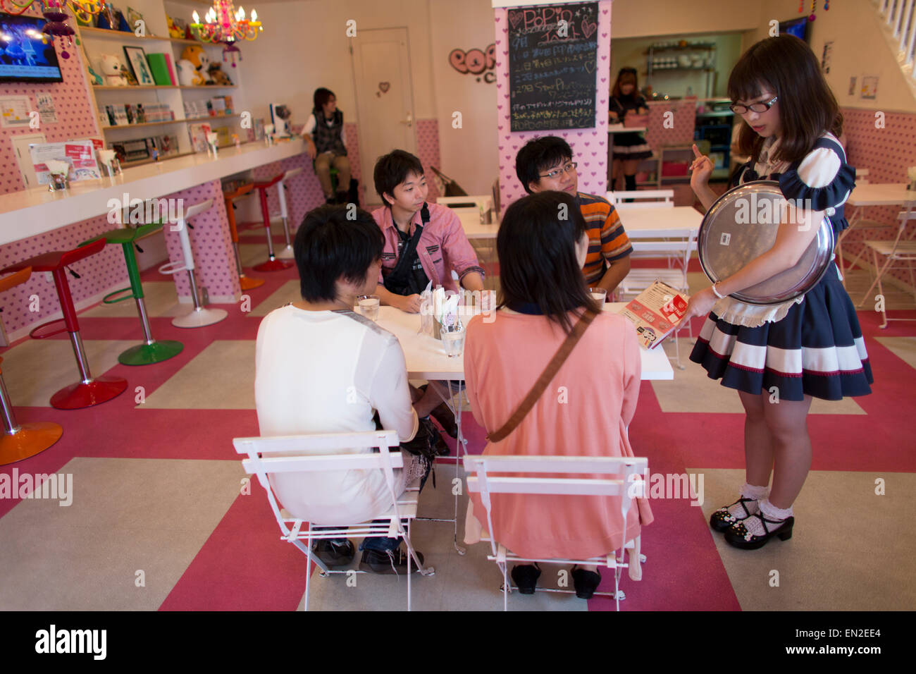 manga restaurant in Osaka Stock Photo