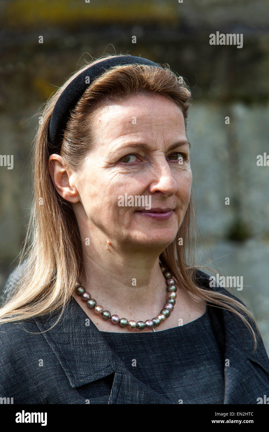 Gabriela von Habsburg-Lothringen durin to visit Brandys Nad Laben, Czech Republic Stock Photo