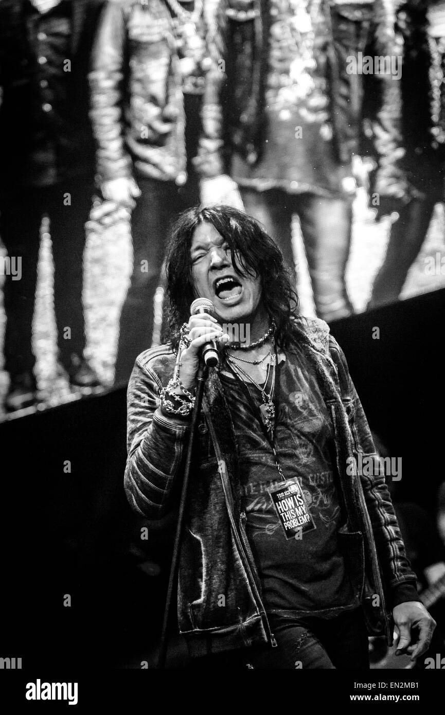 Miami, Florida, USA. 19th Apr, 2015. TOM KEITHER performs at Monsters Of Rock Cruise on board of MSC Divina in Caribbeans. © Igor Vidyashev/ZUMA Wire/Alamy Live News Stock Photo