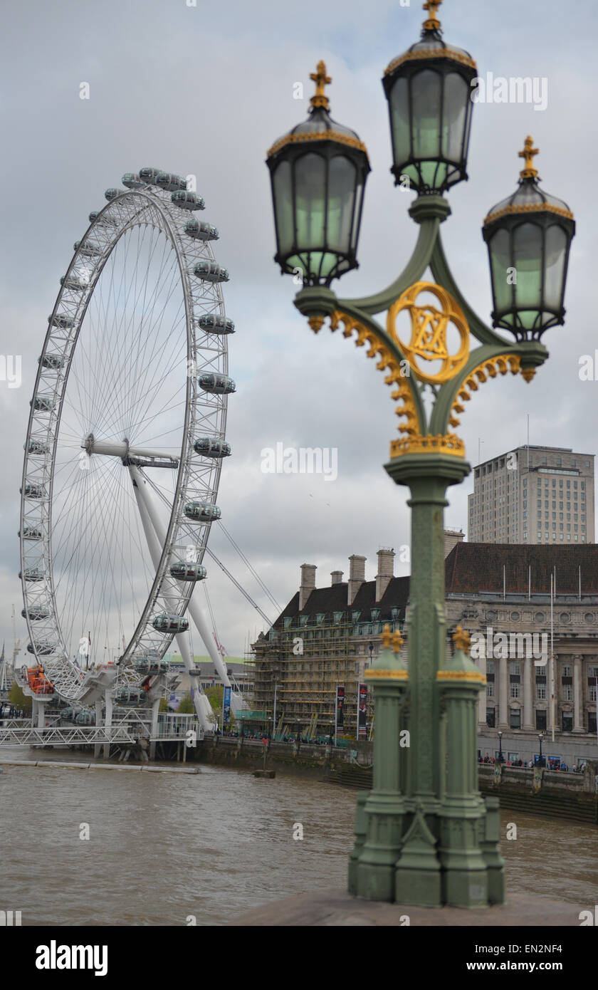 London Eye Stock Photo