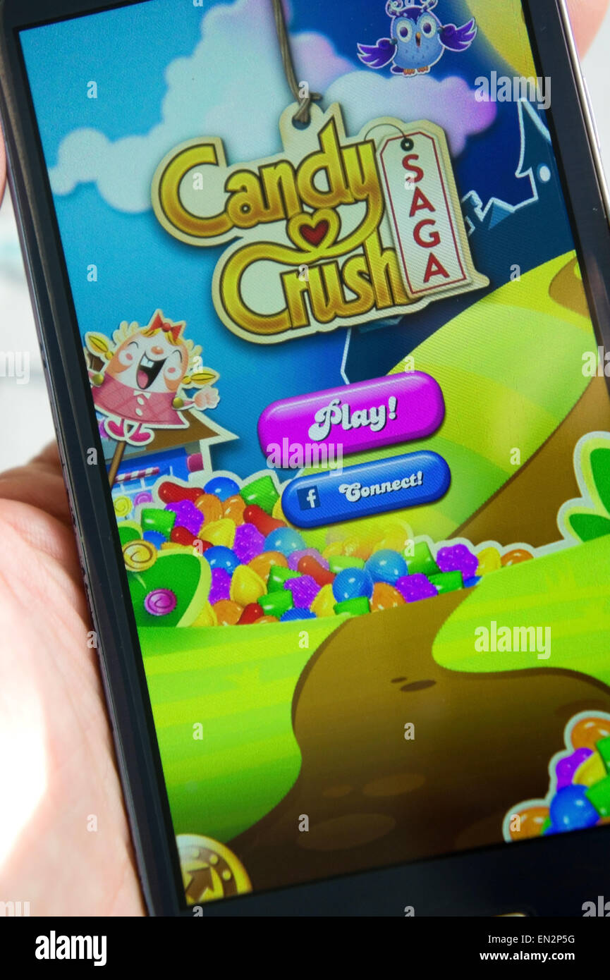 Candy crush mobile hires stock photography and images Alamy