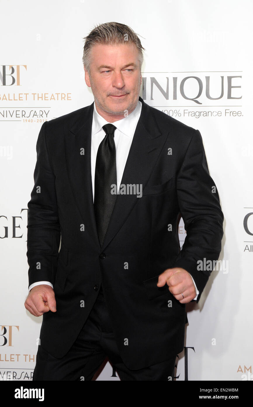 American Ballet Theatre Opening Night Fall Gala - Red Carpet Arrivals  Featuring: Alec Baldwin Where: Manhattan, New York, United States When: 23 Oct 2014 Stock Photo