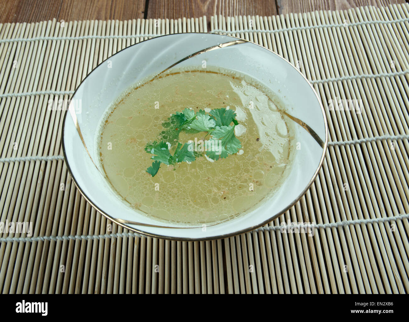 Beef consomme hires stock photography and images Alamy