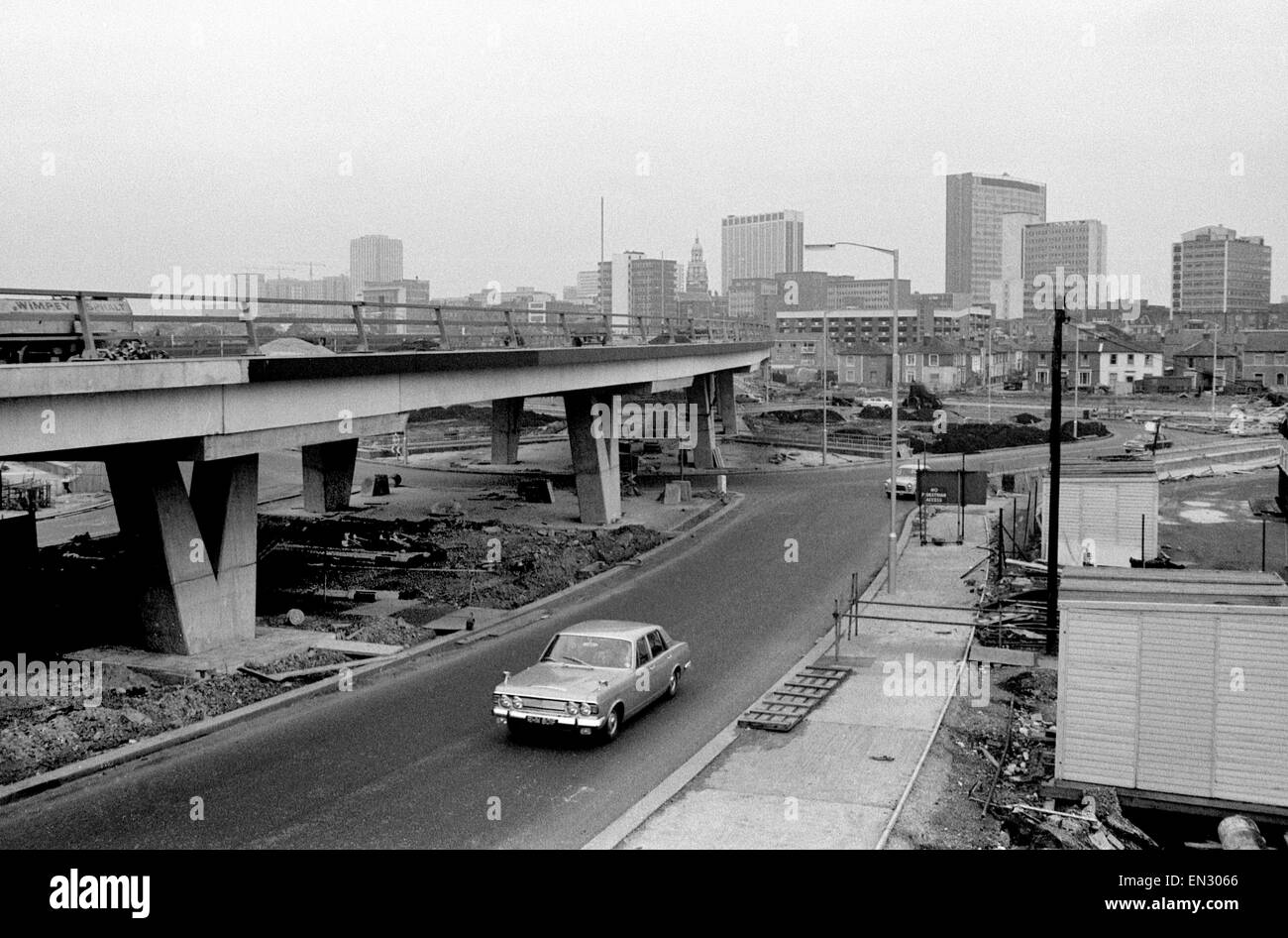 Croydon flyovers , construction 1960's Stock Photo