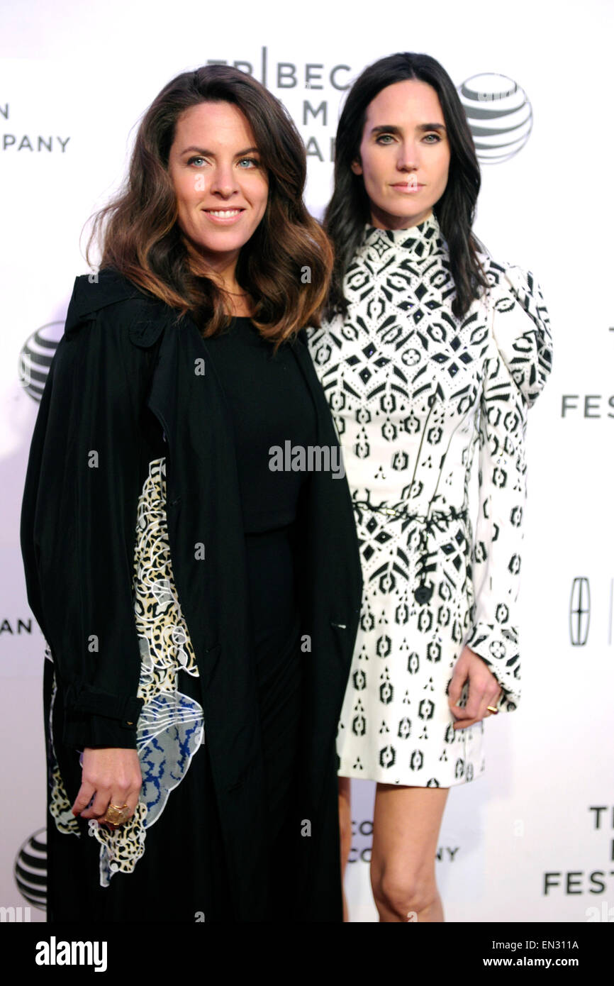 Claudia Llosa and Jennifer Connelly attend 2015 Tribeca Film Festival