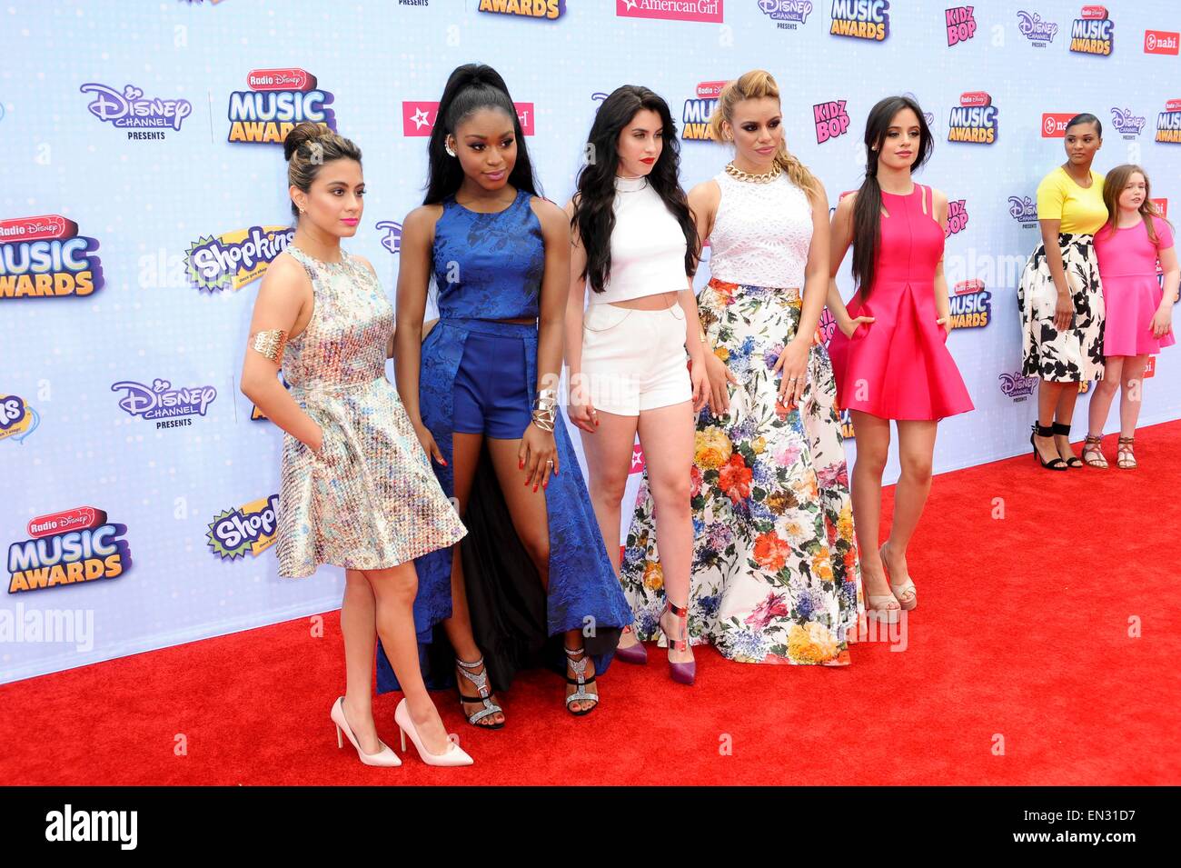 Fifth Harmony Radio Disney Music Awards 2015 25/04/2015 Los Angeles/picture  alliance Stock Photo - Alamy