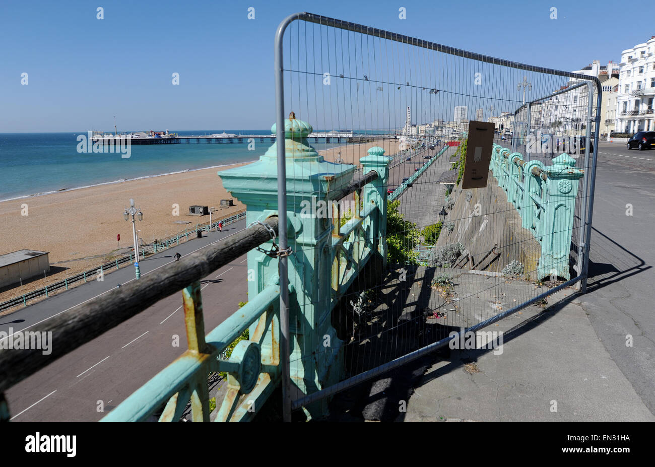 Parts of the Madeira Drive Terraces and Brighton seafront arches